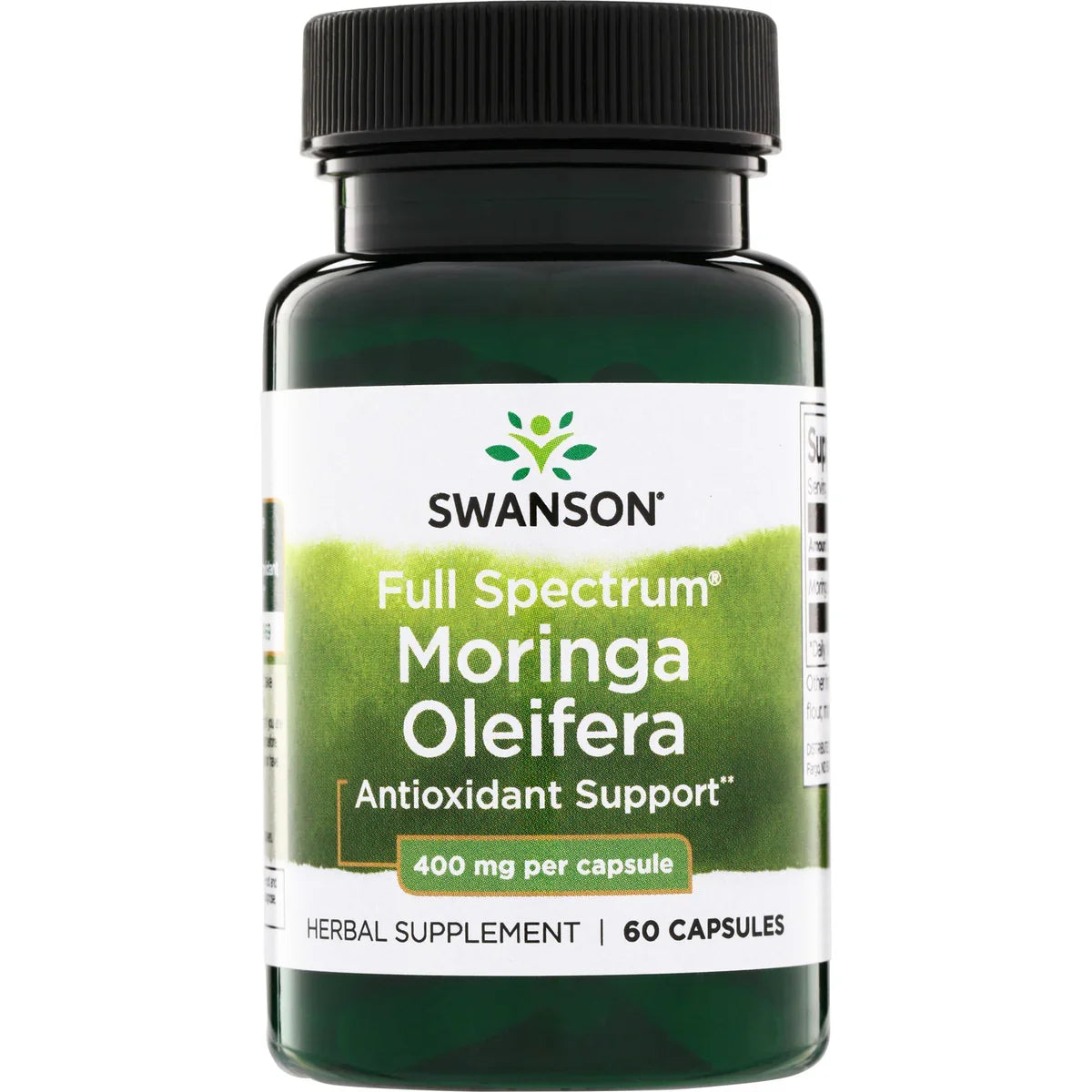 Swanson Premium Full Spectrum Moringa Oleifera 400-mg 60 capsules
