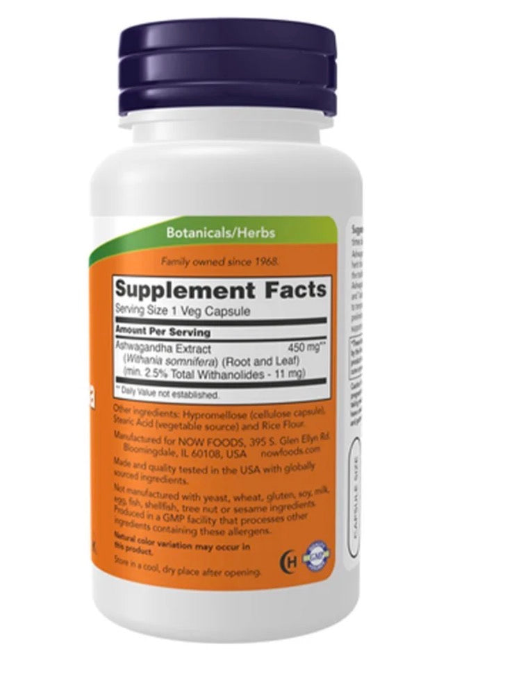 Ashwagandha 450 mg Veg Capsules