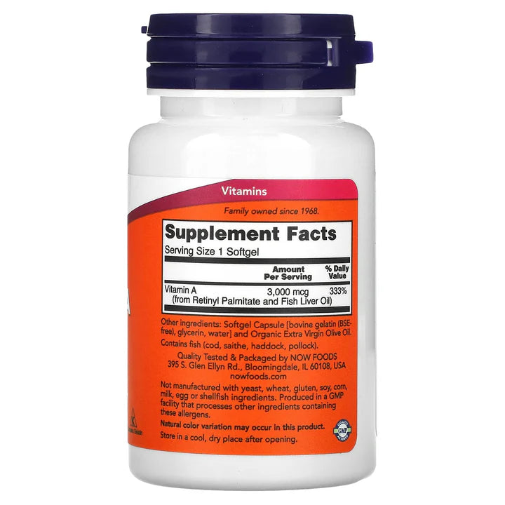 NOW Vitamin A 10,000 IU