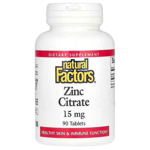 Natural Factors Zinc Citrate 15 mg