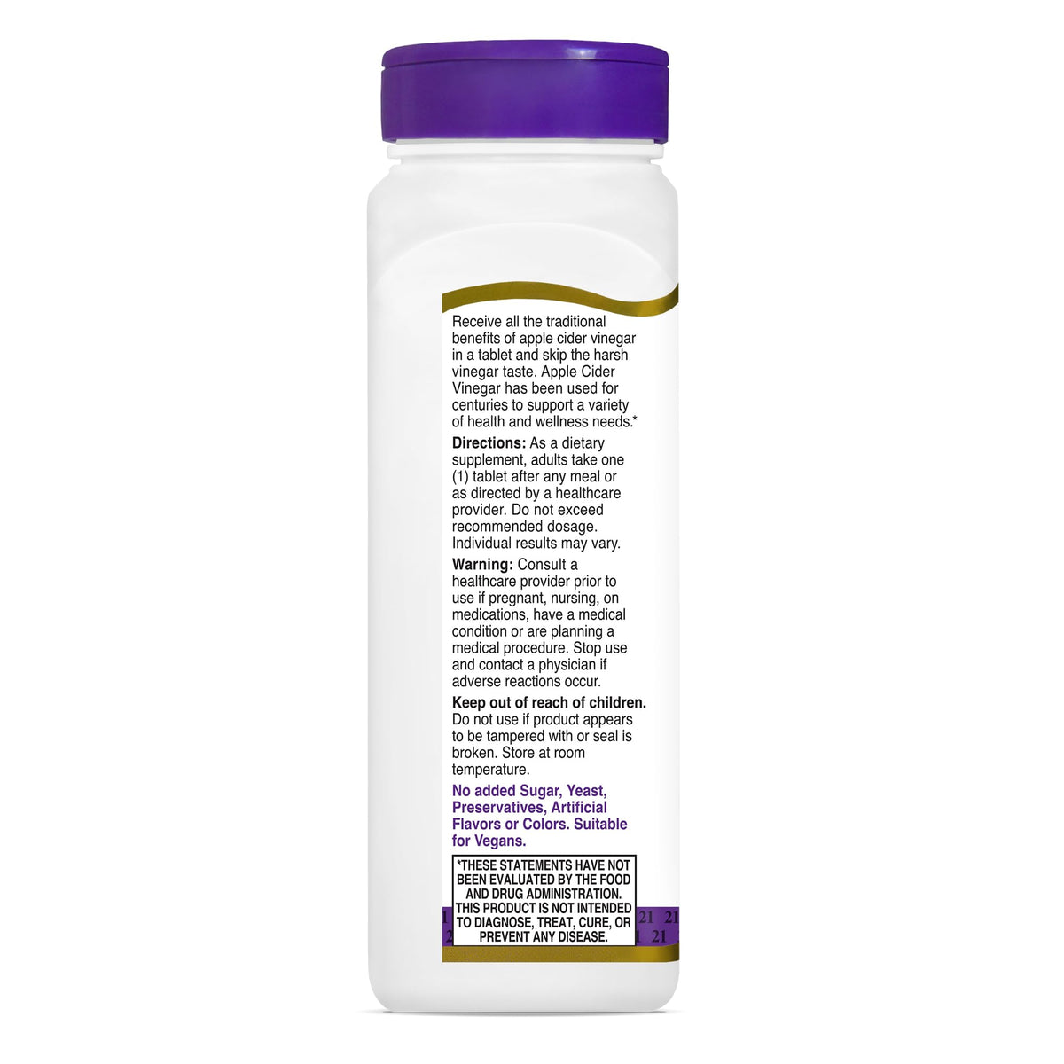 21st Century Apple Cider Vinegar 300 mg