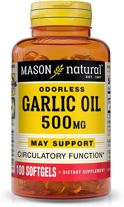 Mason Natural Odorless Garlic 500 mg