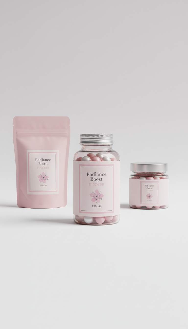 Radiance Boost Translucent Pill Bottle