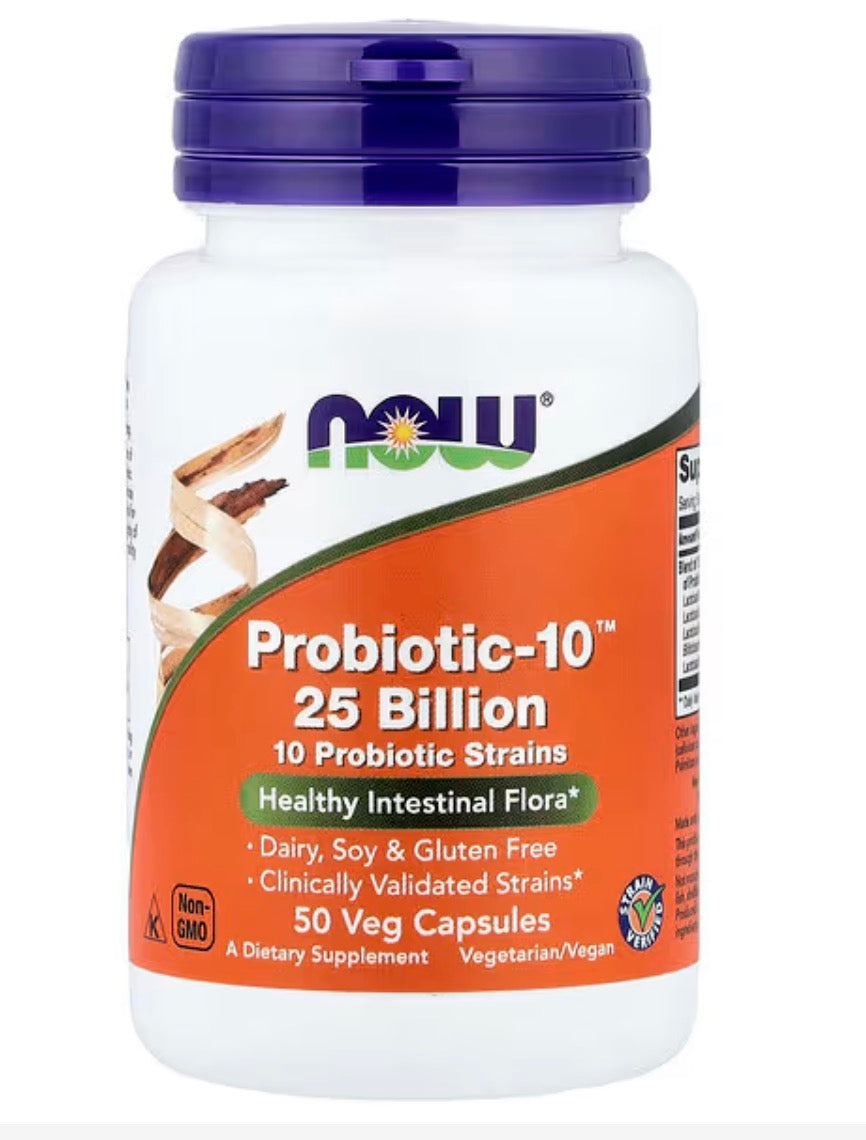 NOW Probiotic-10 25 Billion CFU