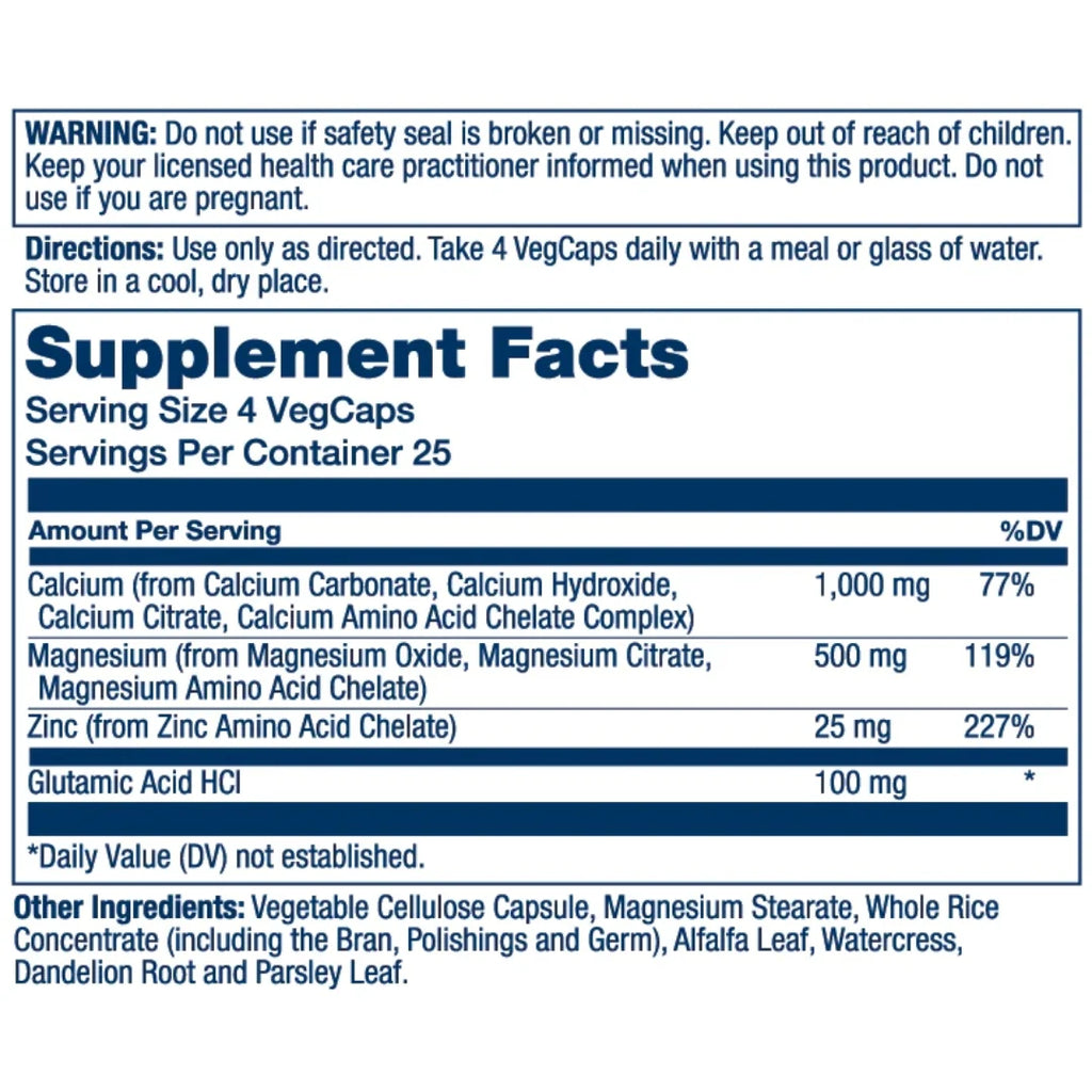 Solaray Calcium Magnesium Zinc
