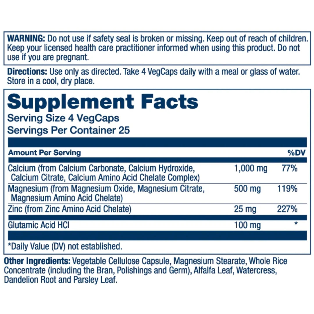 Solaray Calcium Magnesium Zinc